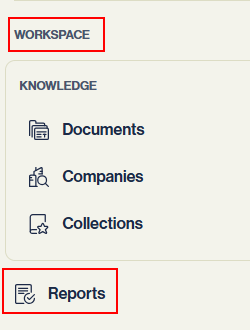 Muuvment IQ interface: Yes, Muuvment IQ Sustainability Assessment Reports can be accessed from the Reports menu within workspace.